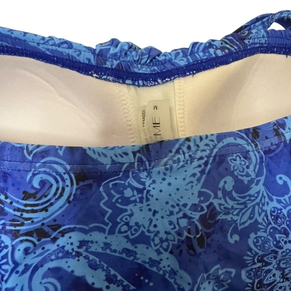 Tempt Me Tankini Bandeau Swim Top with Bottom Tummy Control Swimsuit SZ Md NWT - Picture 7 of 9